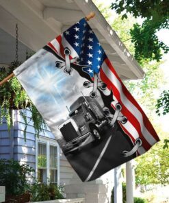 truck. trucker jesus take the wheel flag 4566