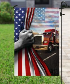 truck american flag 1164
