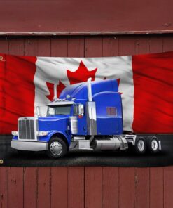truck driver. patriot trucker canada flag thn3712gfv4 2317