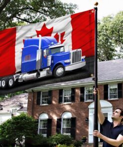 truck driver. patriot trucker canada flag thn3712gfv4 5871