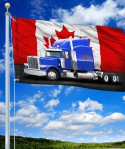 truck driver. patriot trucker canada flag thn3712gfv4 6788