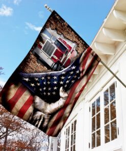 truck driver american flag 4521