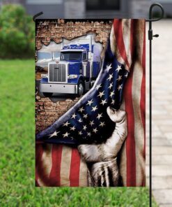 truck driver american flag thn2105fv3 6314