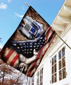 truck driver american flag thn2105fv3 7306