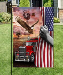 truck eagle america flag mbh168f 3040