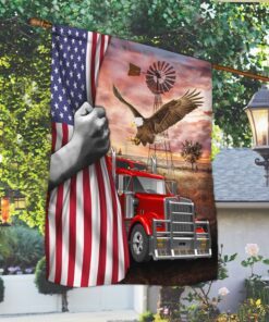 truck eagle america flag mbh168f 6060