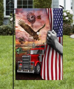 truck eagle combine america flag mbh168fv1 4796