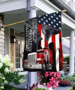 Truck Flag Black Smoke Matters ANT274F