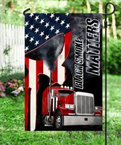 truck flag black smoke matters ant274f 8274