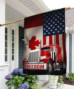 Truck Flag Freedom Convoy 2022 BNT274Fv1