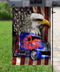 trucker. the wild spirit america flag 4774