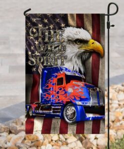 trucker. the wild spirit america flag 6440