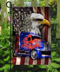 trucker. the wild spirit america flag 8201