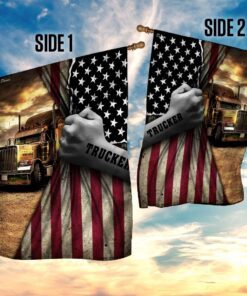trucker american us flag 4215