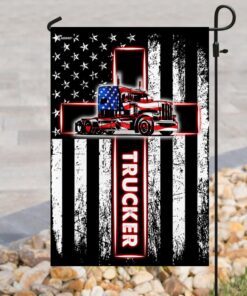 trucker american us flag 8563