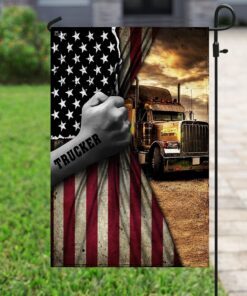 trucker american us flag 8973
