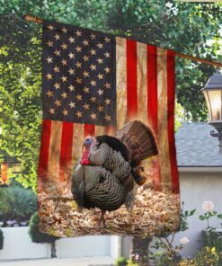 turkey flag turkey hunting american flag qtr236f 1367