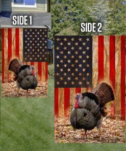turkey flag turkey hunting american flag qtr236f 8409