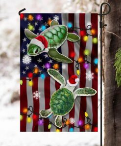 turtle christmas flag merry christmas lnt672f 3781