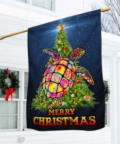 Turtle Flag Christmas Tree Turtle Flag TRV1651F