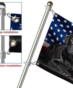 two black labs grommet flag labrador retriever american flag tqn97gfv1 7269