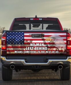 U.S. Soldier Military. No Man Left Behind Truck Tailgate Decal Sticker Wrap THH3379TD