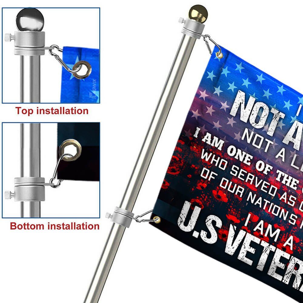 U.S. Veteran Grommet Flag I Am One Of The One Percent Who Served As Guardians Of Our Nation's Freedom TTV475GF - Image 5