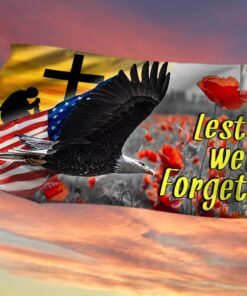 U.S. Veteran Grommet Flag Lest We Forget TTV345GF