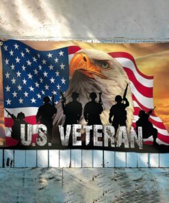 u.s. veteran grommet flag ttv510gf 4432