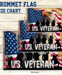 u.s. veteran grommet flag ttv510gf 6483