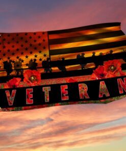 U.S. Veteran Grommet Flag TTY325GF