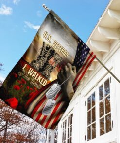 u.s. veteran i walked the walk flag 5597