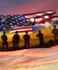 U.S. Veterans. Memorial Day, All Gave Some, Some Gave All American Flag THH3855GFv2