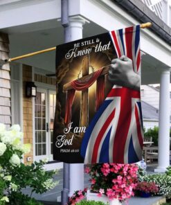 UK Flag Be Still And Know That I Am God THB2953Fn1
