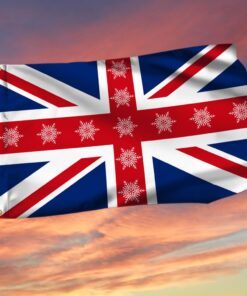 uk flag merry christmas uk grommet flag trl1548gf 4290