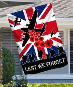 UK Veteran Flag Lest We Forget MLH2090F