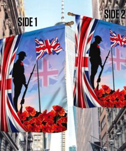 uk veteran flag lest we forget remembrance day qnn558f 1610