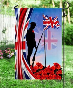 uk veteran flag lest we forget remembrance day qnn558f 3564