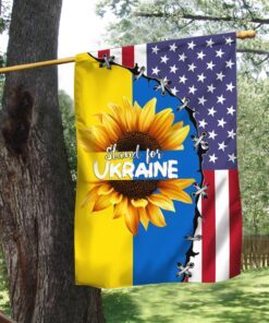 ukraine american flag stand for ukraine bnn65f 2437