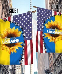 ukraine american flag stand for ukraine bnn65f 2796