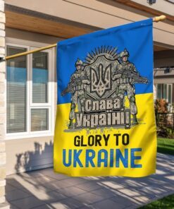 Ukraine Flag Glory To Ukraine TQN610Fv1