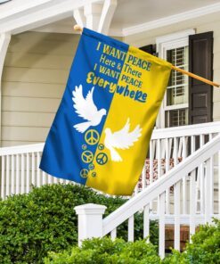 ukraine flag i want peace here &amp there i want peace everywhere nnt498f 7041