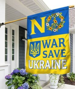 Ukraine Flag No War Save Ukraine TQN93F
