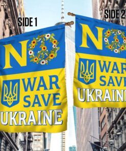 ukraine flag no war save ukraine tqn93f 4477