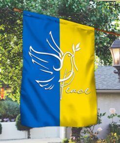 ukraine flag peace dove ukraine flag qtr53f 6748