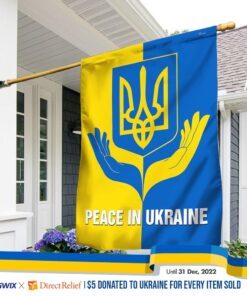 Ukraine Flag Peace In Ukraine BNN110F