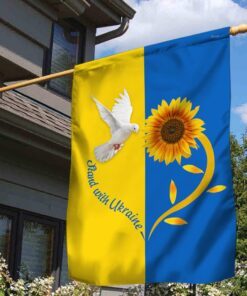 ukraine flag stand with ukraine dove flag qtr39f 7751