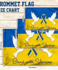 ukraine flag stand with ukraine peace dove ukrainian flag qtr68gf 8452