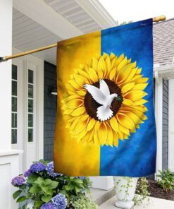 Ukraine Flag Ukraine Dove Peace Flag TRL1970Fv2