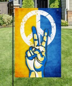 ukraine peace sign flag ttv542f 4589